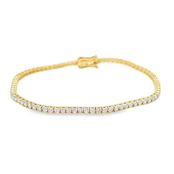 14K Yellow Gold Diamond Tennis Bracelet Koerbers Fine Jewelry Inc New Albany, IN