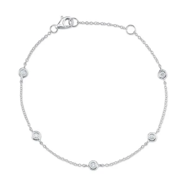 14K White Gold Diamonds By the Yard Bracelet Koerbers Fine Jewelry Inc New Albany, IN