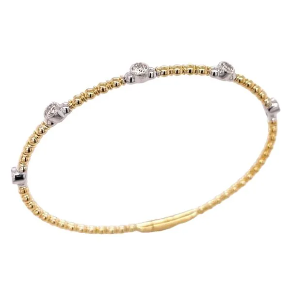 14K Yellow Gold Diamond Bangle Bracelet Koerbers Fine Jewelry Inc New Albany, IN