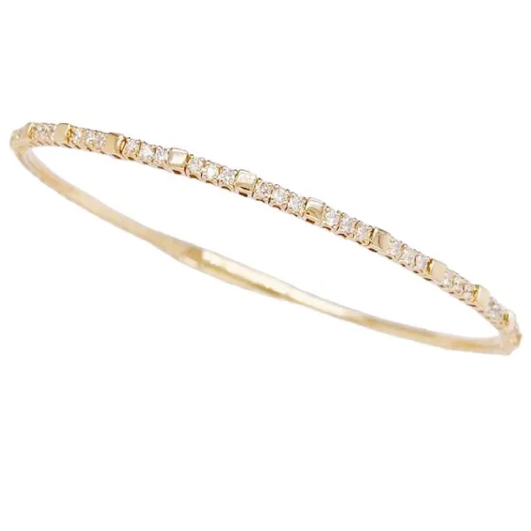 14K Yellow Gold Diamond Bangle Bracelet Koerbers Fine Jewelry Inc New Albany, IN
