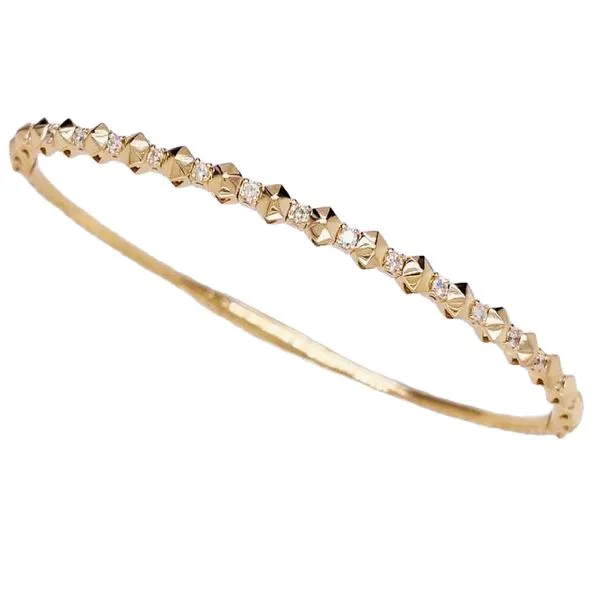 14K White Gold Diamond Bangle Bracelet Koerbers Fine Jewelry Inc New Albany, IN