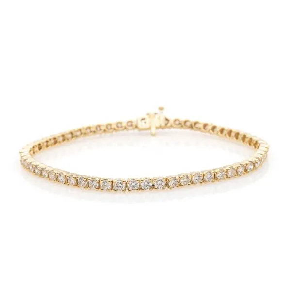 14K Yellow Gold Tennis Diamond Bracelet Koerbers Fine Jewelry Inc New Albany, IN