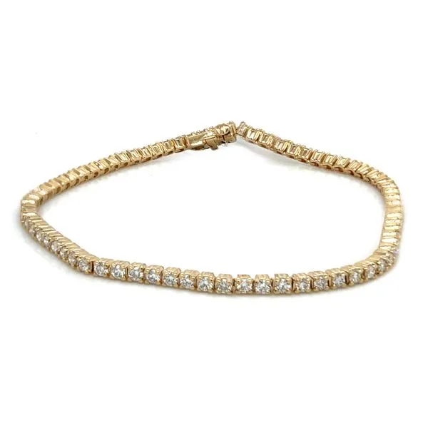 14K Yellow Gold Tennis Diamond Bracelet Koerbers Fine Jewelry Inc New Albany, IN
