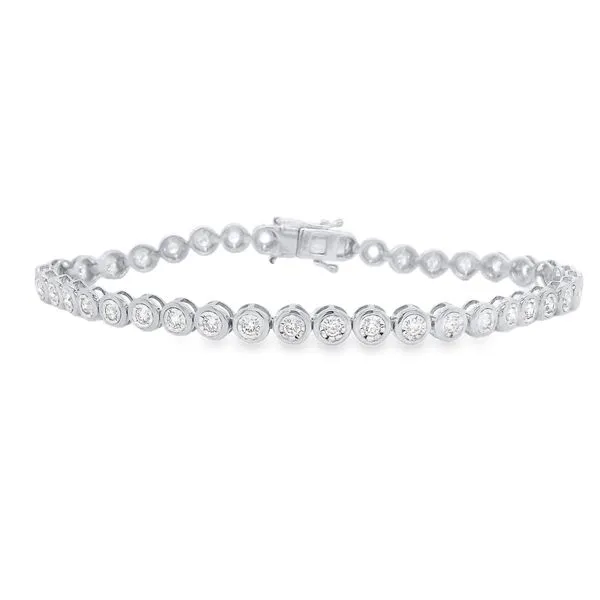 14K White Gold Tennis Diamond Bracelet 0.86 CTW Koerbers Fine Jewelry Inc New Albany, IN