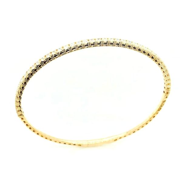 14K Yellow Gold Diamond Bangle Bracelet 1.83 Koerbers Fine Jewelry Inc New Albany, IN