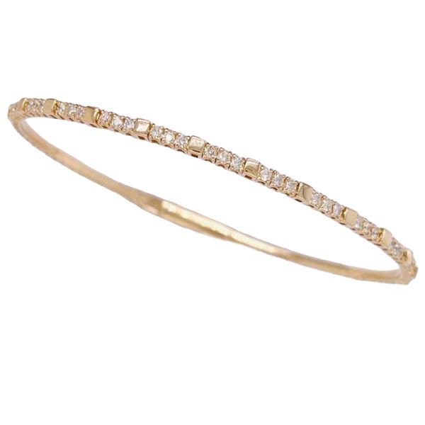 14K Yellow Gold Diamond Bangle Bracelet Koerbers Fine Jewelry Inc New Albany, IN