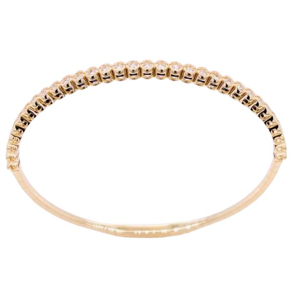 14K Yellow Gold Diamond Bangle Bracelet Koerbers Fine Jewelry Inc New Albany, IN