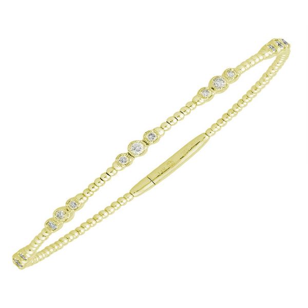 14K Yellow Gold Diamond Bangle Bracelet Koerbers Fine Jewelry Inc New Albany, IN