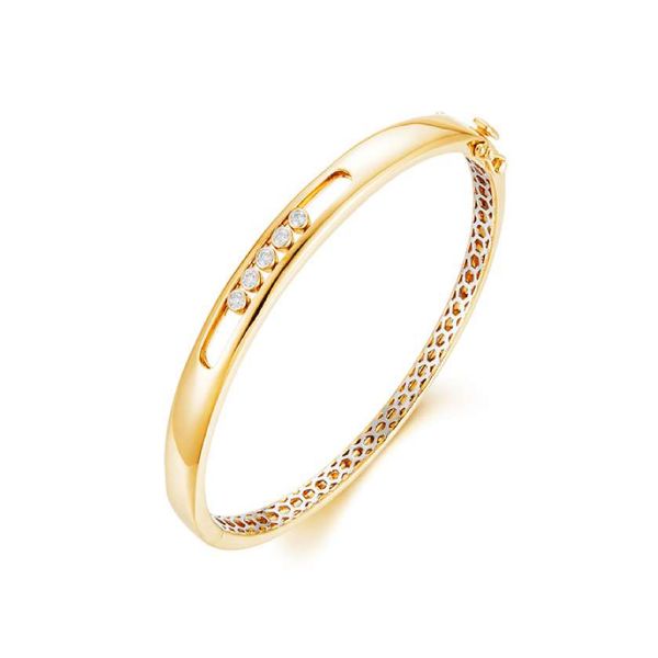 14K 2-Tone White and Yellow Gold Diamond Bracelet Koerbers Fine Jewelry Inc New Albany, IN