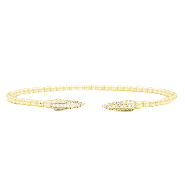 14K Yellow Gold Bangle Diamond Bracelet Koerbers Fine Jewelry Inc New Albany, IN