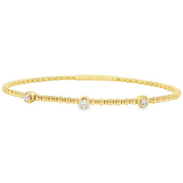 14K Yellow Gold Diamond Bangle Bracelet Koerbers Fine Jewelry Inc New Albany, IN