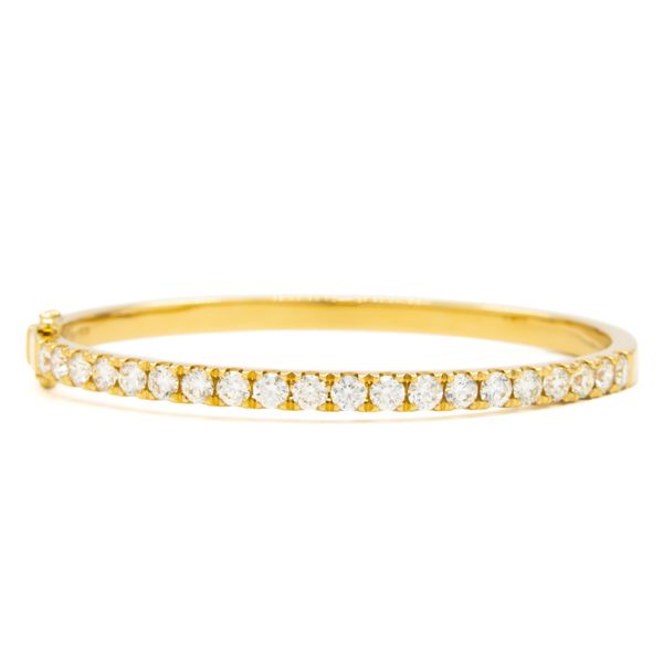 14K Yellow Gold Diamond Bangle Bracelet Koerbers Fine Jewelry Inc New Albany, IN