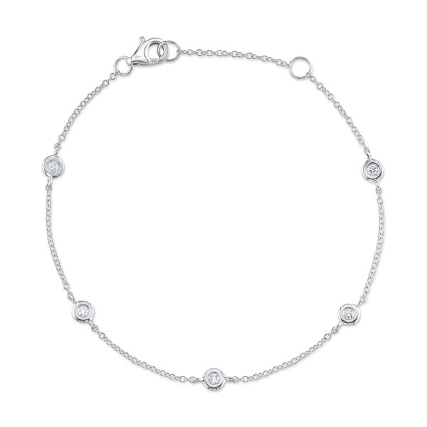 14K White Gold Diamonds By the Yard Bracelet Koerbers Fine Jewelry Inc New Albany, IN