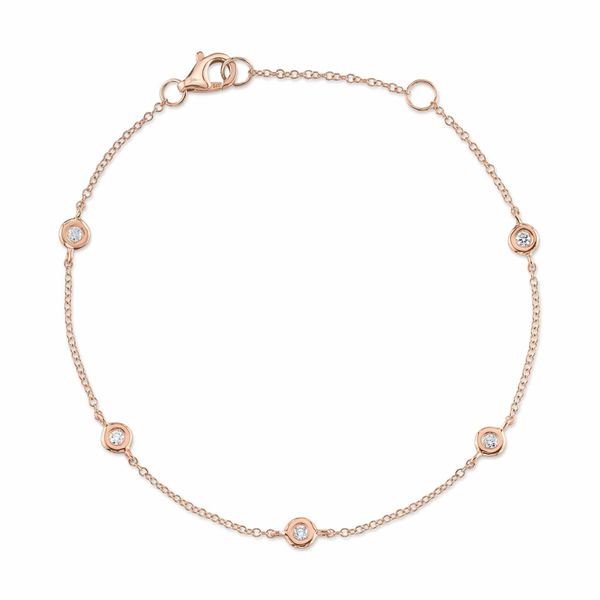 14K Rose Gold Diamond Bracelet Koerbers Fine Jewelry Inc New Albany, IN