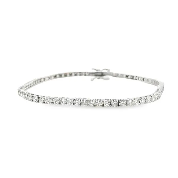 18K White Gold Diamond Tennis Bracelet 3.82 CTW Koerbers Fine Jewelry Inc New Albany, IN