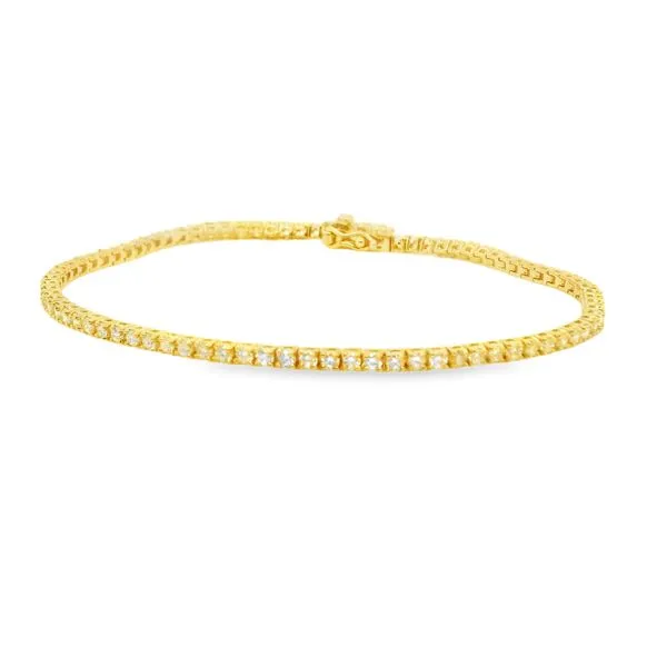 14K Yellow Gold Diamond Tennis Bracelet 2.17 CTW Koerbers Fine Jewelry Inc New Albany, IN