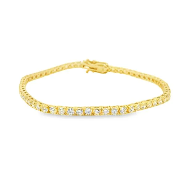 14K Yellow Gold Diamond Tennis Bracelet 3.56 CTW Koerbers Fine Jewelry Inc New Albany, IN