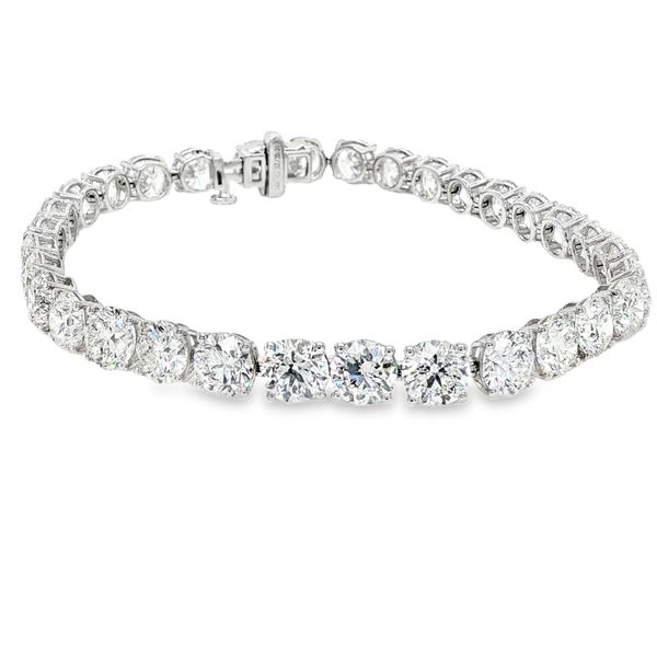 14K White Gold Diamond Tennis Bracelet 20.31 CTW Koerbers Fine Jewelry Inc New Albany, IN