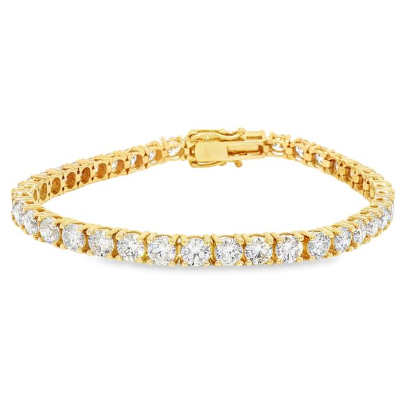14K Yellow Gold Diamond Tennis Bracelet 10.39 CTW Koerbers Fine Jewelry Inc New Albany, IN
