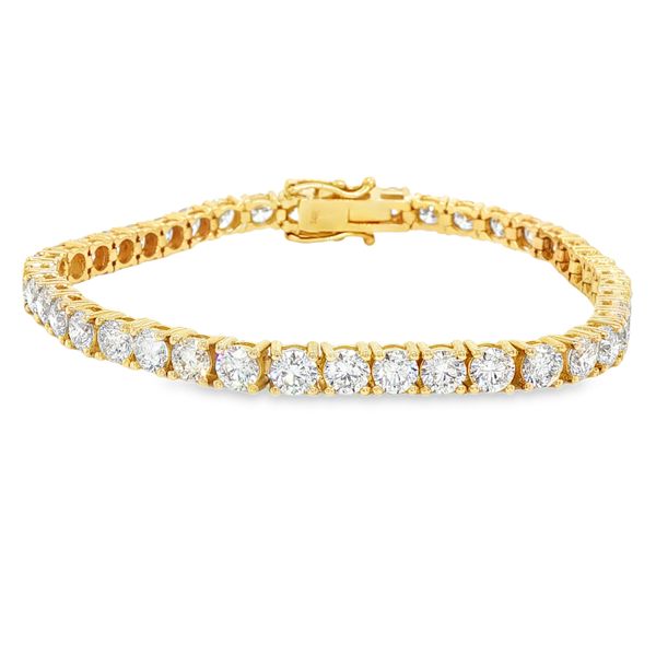 14K Yellow Gold Diamond Tennis Bracelet 10.01 CTW Koerbers Fine Jewelry Inc New Albany, IN