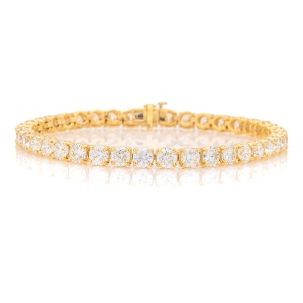 18K Yellow Gold Diamond Bangle Bracelet 12 CTW Koerbers Fine Jewelry Inc New Albany, IN