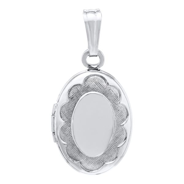 Sterling Silver Oval Locket Image 2 Koerbers Fine Jewelry Inc New Albany, IN