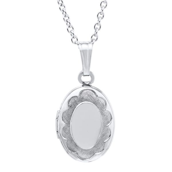 Sterling Silver Oval Locket Koerbers Fine Jewelry Inc New Albany, IN