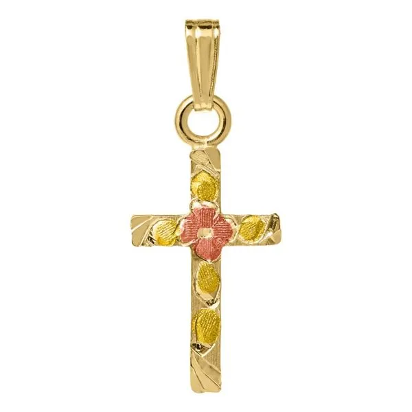 14K Yellow Gold Filled Cross Pendant Image 2 Koerbers Fine Jewelry Inc New Albany, IN