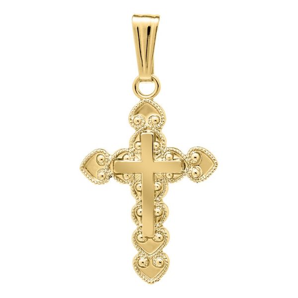 14K Yellow Gold Filled Cross Image 2 Koerbers Fine Jewelry Inc New Albany, IN
