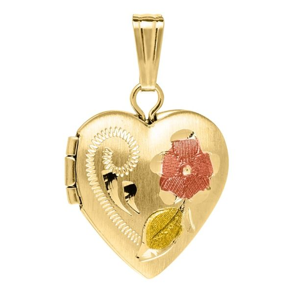 14K Yellow Gold Filled Heart Locket Image 2 Koerbers Fine Jewelry Inc New Albany, IN