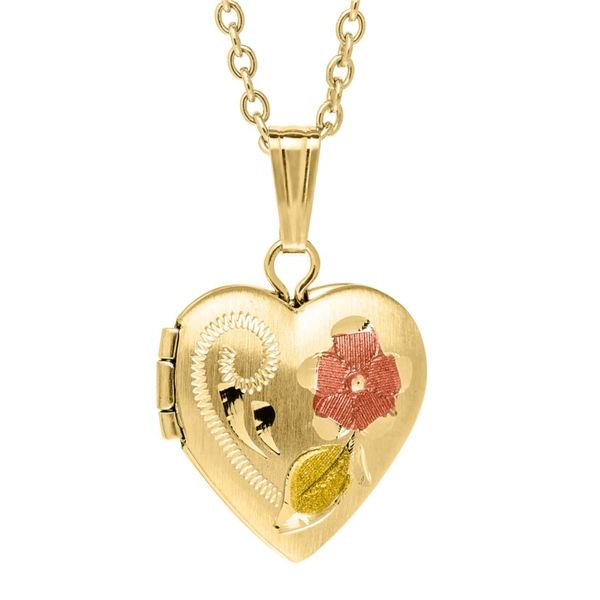 14K Yellow Gold Filled Heart Locket Koerbers Fine Jewelry Inc New Albany, IN