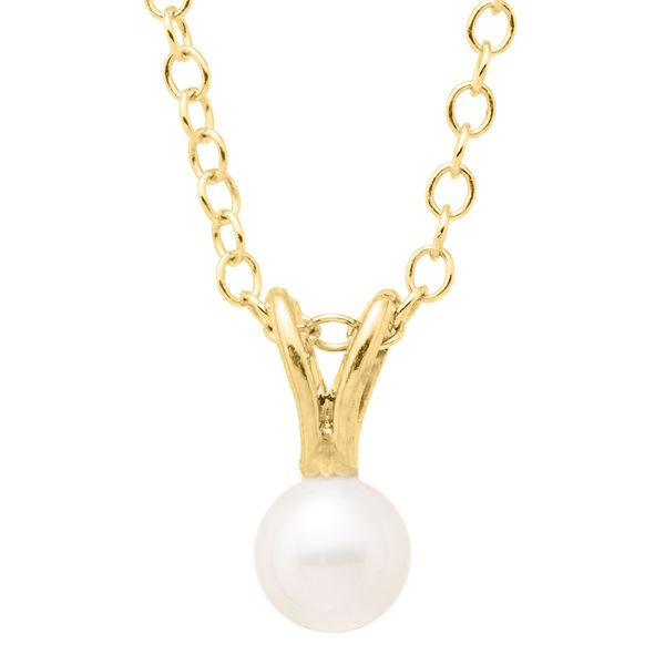 14K Yellow Gold Filled Pendant With a Cultured Pearl Koerbers Fine Jewelry Inc New Albany, IN