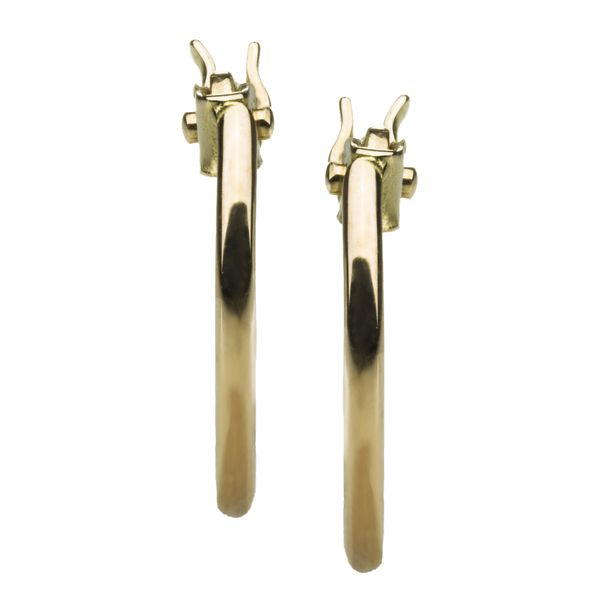 14K Yellow Gold Safety Earrings Image 2 Koerbers Fine Jewelry Inc New Albany, IN