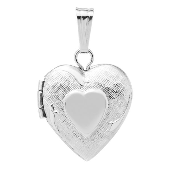 Sterling Silver Heart Struck Locket Image 2 Koerbers Fine Jewelry Inc New Albany, IN