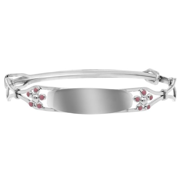 Sterling Silver Adjustable Forget Me Not Children's Bracelet Koerbers Fine Jewelry Inc New Albany, IN