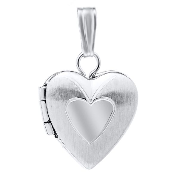 Sterling Silver Heart Locket Image 2 Koerbers Fine Jewelry Inc New Albany, IN
