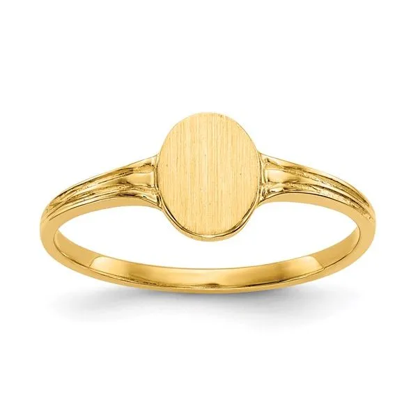 14K Yellow Gold Chidlren's Signet Ring Koerbers Fine Jewelry Inc New Albany, IN