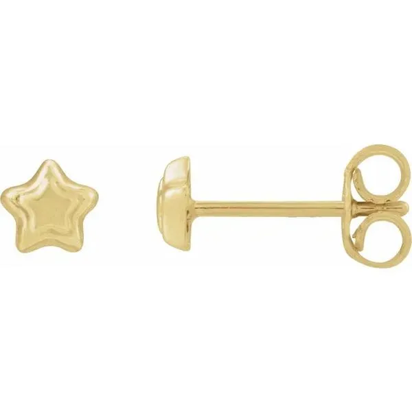14K Yellow Gold Youth Star Earrings Koerbers Fine Jewelry Inc New Albany, IN