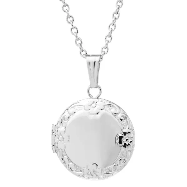 Sterling Silver Children's Locket and Chain Koerbers Fine Jewelry Inc New Albany, IN