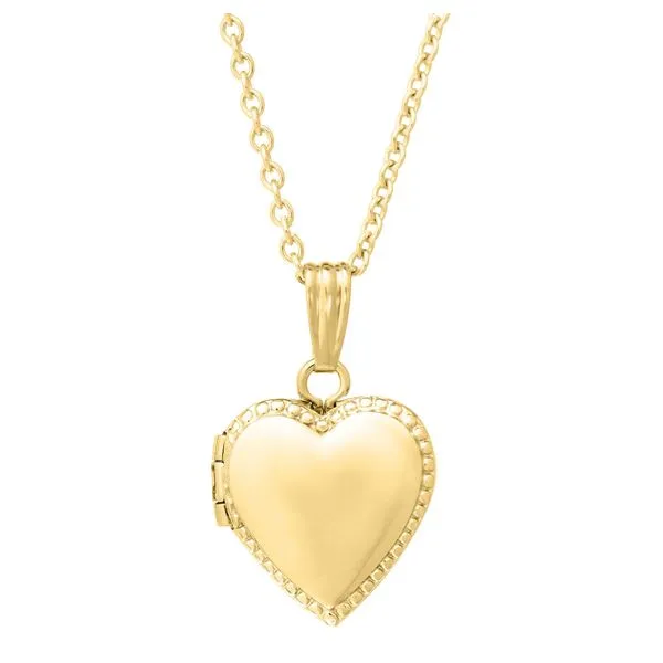 14K Gold Filled Children's Heart Locket Koerbers Fine Jewelry Inc New Albany, IN