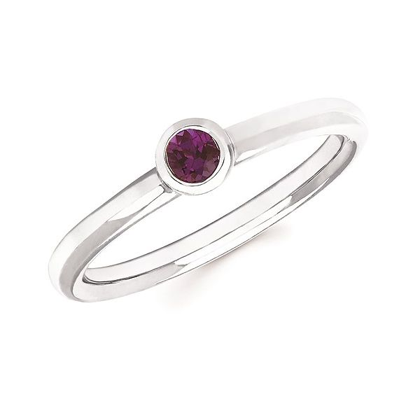 14K White Gold Alexandrite June Birthstone Ring Koerbers Fine Jewelry Inc New Albany, IN