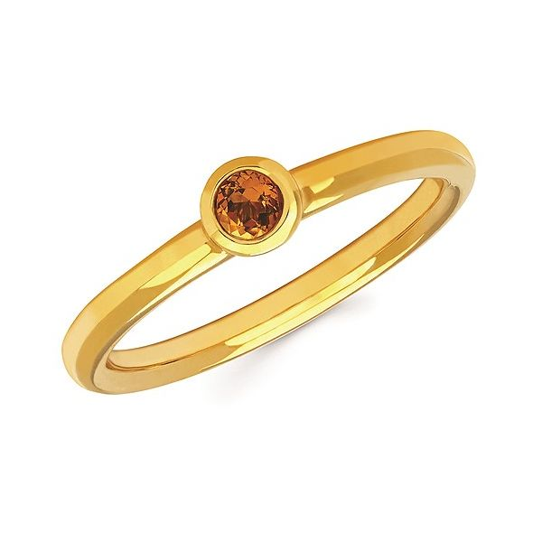 14K Yellow Gold Citrine November Birthstone Ring Koerbers Fine Jewelry Inc New Albany, IN