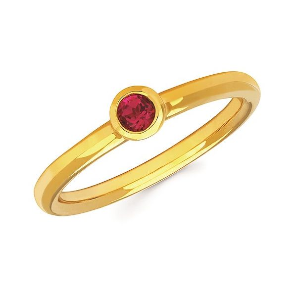 14K Yellow Gold Ruby July Birthstone Ring Koerbers Fine Jewelry Inc New Albany, IN