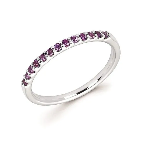 14K White Gold Alexandrite Stackable Band Koerbers Fine Jewelry Inc New Albany, IN