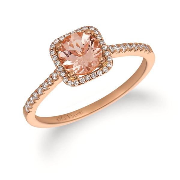 14K Strawberry Gold Peach Morganite Fashion Ring Koerbers Fine Jewelry Inc New Albany, IN