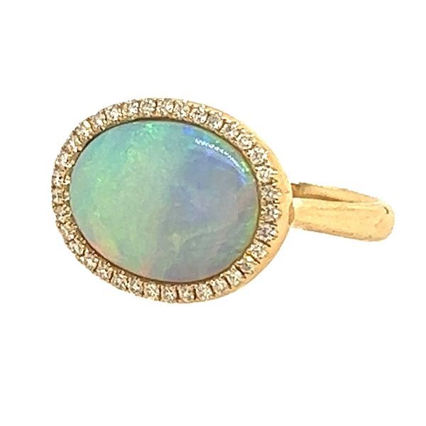 14K Yellow Gold Opal Fashion Ring Koerbers Fine Jewelry Inc New Albany, IN