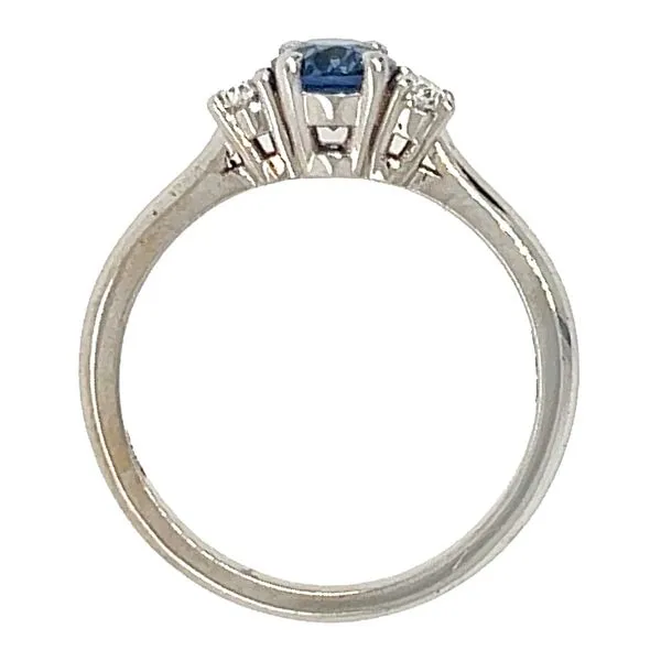 18K White Gold Sapphire and Diamond Fashion Ring Image 2 Koerbers Fine Jewelry Inc New Albany, IN