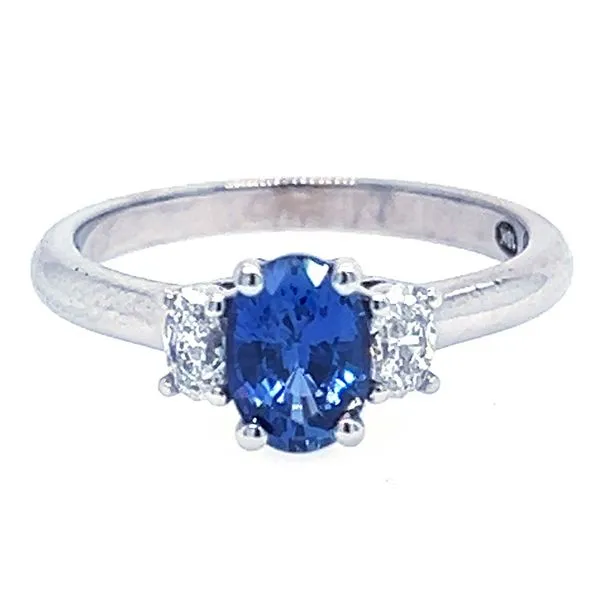 18K White Gold Sapphire and Diamond Fashion Ring Koerbers Fine Jewelry Inc New Albany, IN