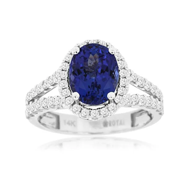 14K White Gold Tanzanite and Diamond Fashion Ring Koerbers Fine Jewelry Inc New Albany, IN