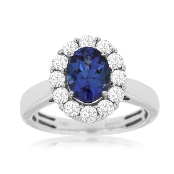 14K White Gold Tanzanite and Diamond Fashion Ring Koerbers Fine Jewelry Inc New Albany, IN